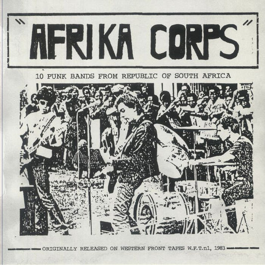 Afrika Corps: 10 Punk Bands From Republic Of South Africa - Vinyl LP vinyl record cover