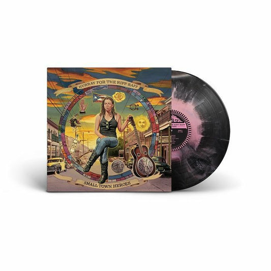 Small Town Heroes - Limited Edition Pink Acid Wash Vinyl LP vinyl record cover
