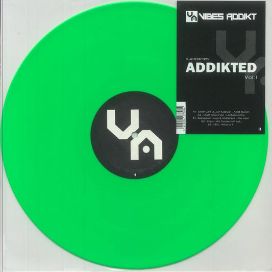 Addikted Vol 1 - Green Vinyl EP vinyl record cover