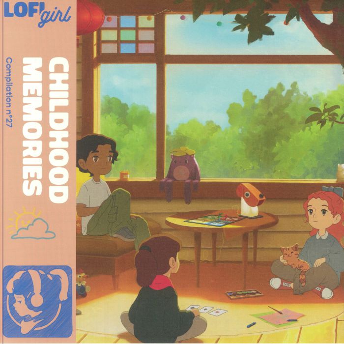 Lofi Girl Presents Childhood Memories - Yellow Marbled Vinyl 2xLP vinyl record cover