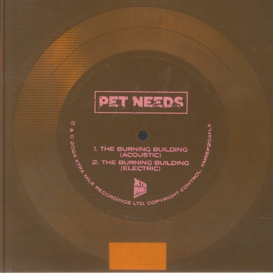 The Burning Building - Vinyl Single vinyl record cover