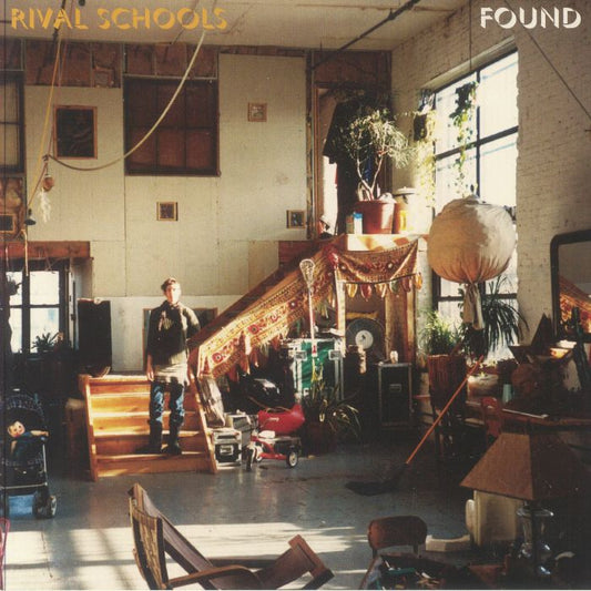 Found - Olive Green & Cream Split Vinyl LP vinyl record cover