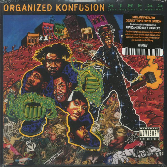 Stress: The Extinction Agenda - Deluxe Edition 3xLP vinyl record cover