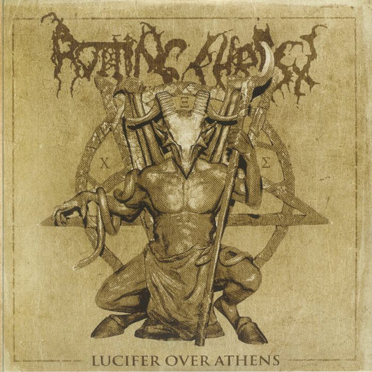 Lucifer Over Athens - Limited Edition Gold Vinyl 4xLP vinyl record cover