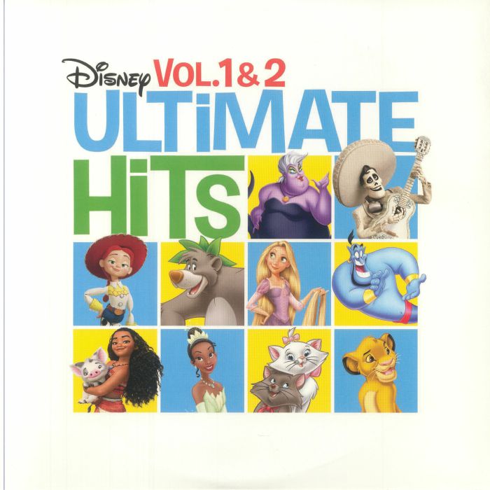 Disney Ultimate Hits Vol 1 & 2 - Limited Edition Blue & Green Vinyl 2xLP vinyl record cover