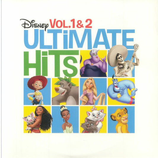 Disney Ultimate Hits Vol 1 & 2 - Limited Edition Blue & Green Vinyl 2xLP vinyl record cover