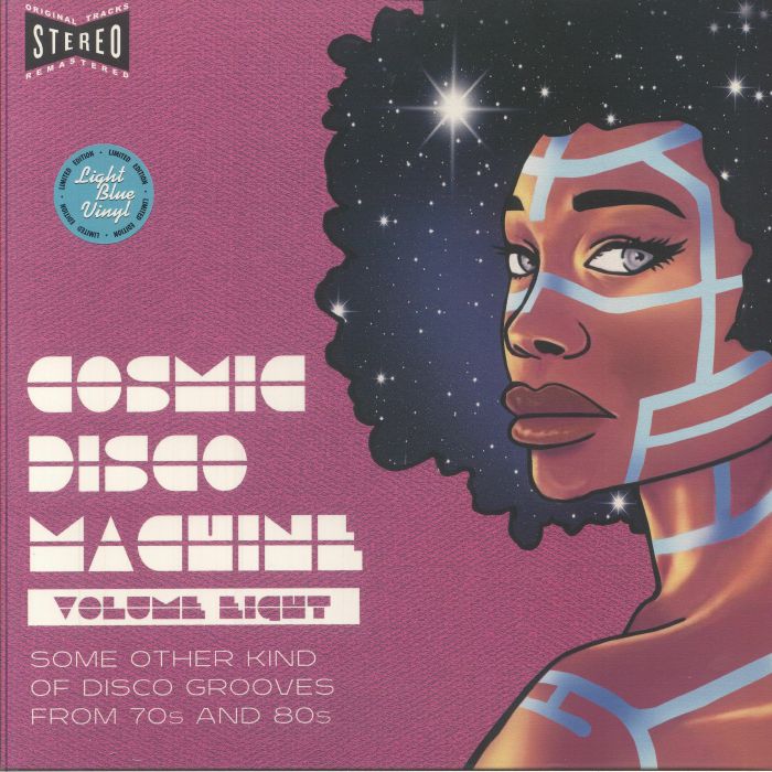 Cosmic Disco Machine Volume 8 - Light Blue Vinyl LP vinyl record cover
