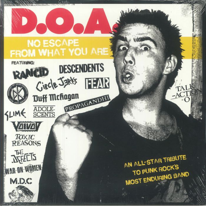 DOA: No Escape From What You Are - Vinyl LP vinyl record cover