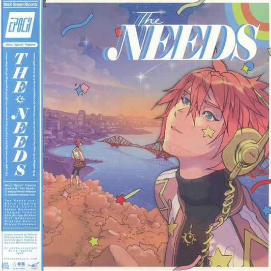 The Needs - Translucent Curacao Vinyl LP vinyl record cover