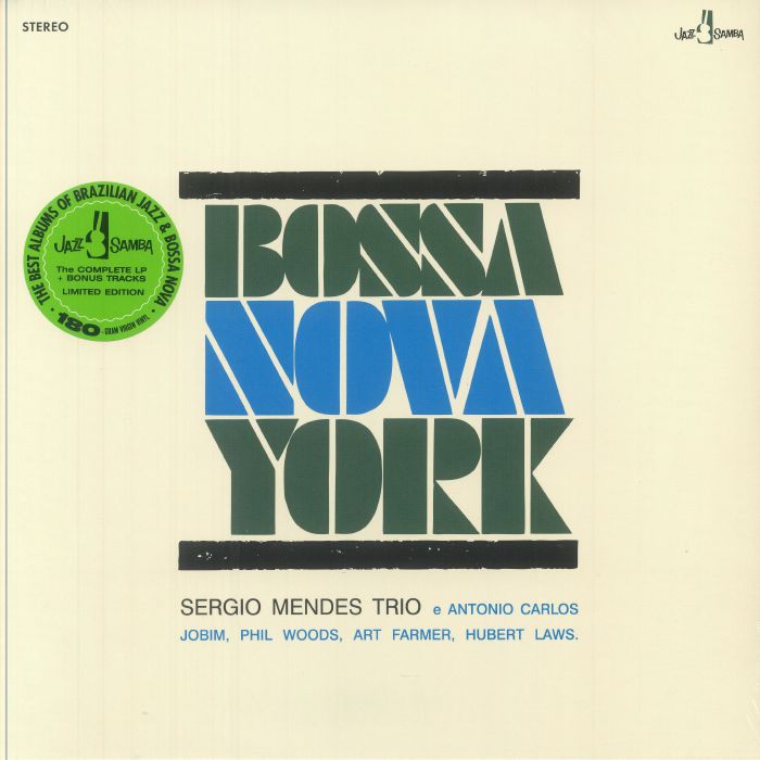 Bossa Nova York - Limited Edition Vinyl LP vinyl record cover