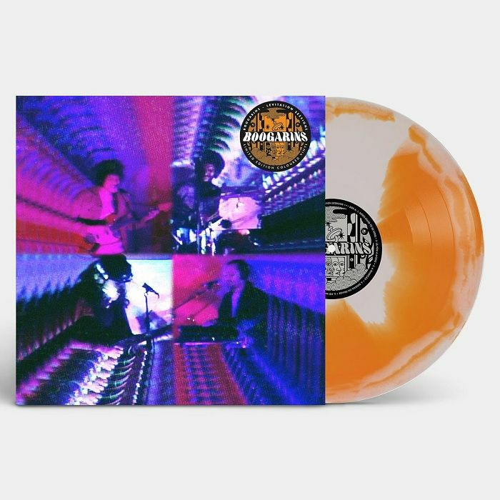 Levitation Sessions - Orange & White Swirl Vinyl LP vinyl record cover