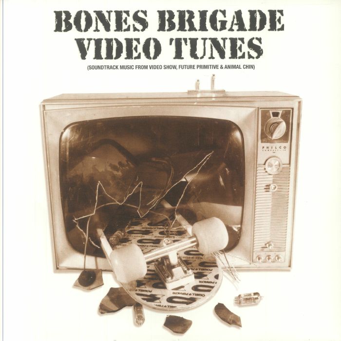 Bones Brigade Video Tunes (Soundtrack) - Red and Black Vinyl 2xLP vinyl record cover
