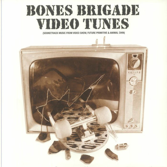 Bones Brigade Video Tunes (Soundtrack) - Red and Black Vinyl 2xLP vinyl record cover