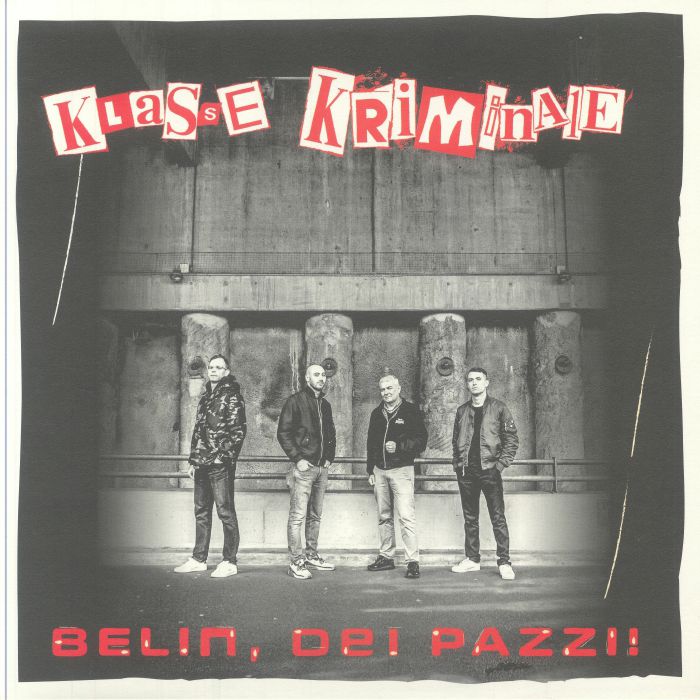 Belin Dei Pazzii - Clear Green White & Red Splattered Vinyl LP vinyl record cover