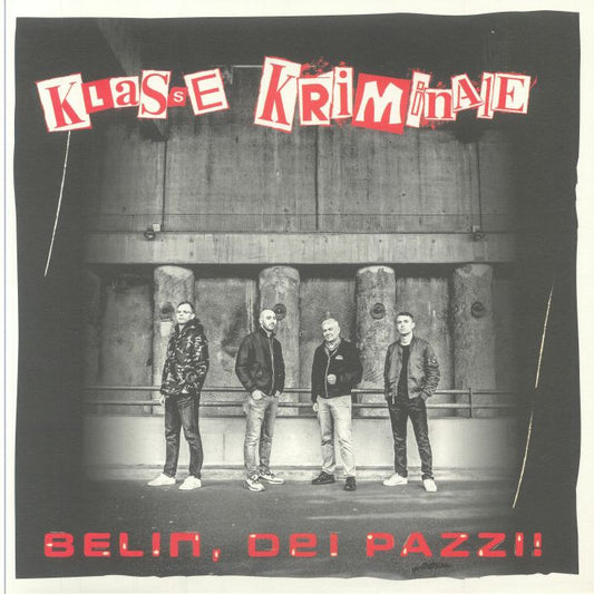 Belin Dei Pazzii - Clear Green White & Red Splattered Vinyl LP vinyl record cover