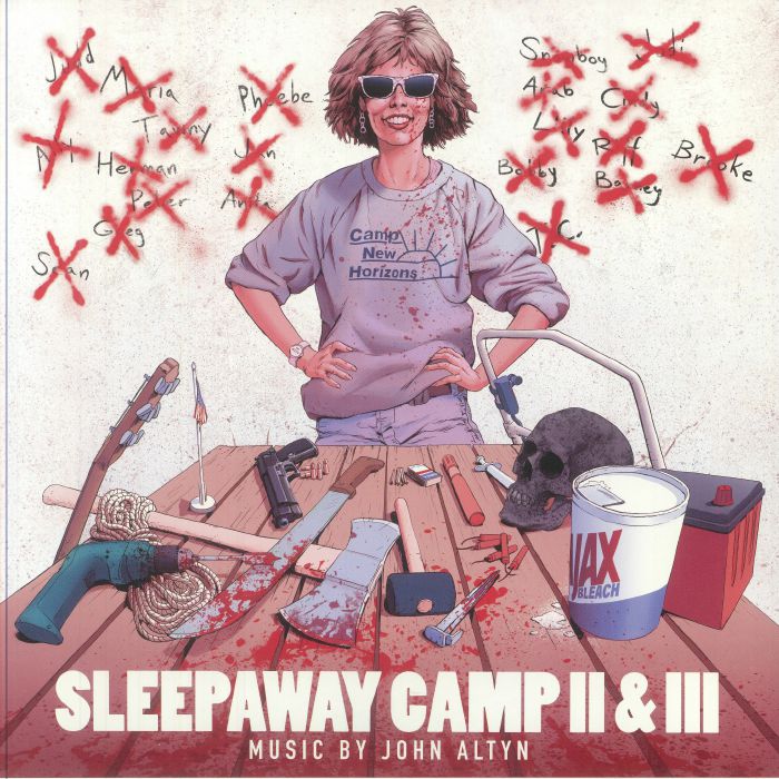 Sleepaway Camp II & III (Soundtrack) - Limited Edition Red Vinyl EP vinyl record cover