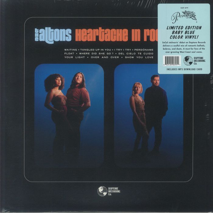 Heartache In Room 14 - Limited Edition Baby Blue Vinyl LP vinyl record cover
