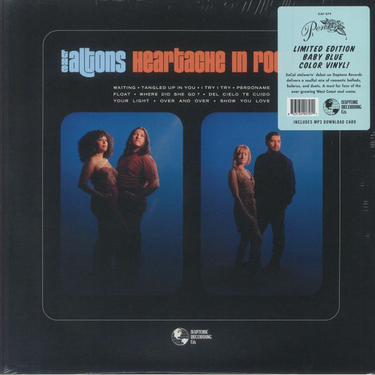Heartache In Room 14 - Limited Edition Baby Blue Vinyl LP vinyl record cover