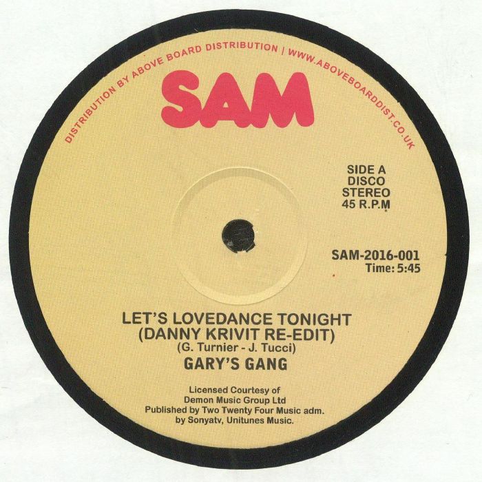 Let's Lovedance Tonight - Vinyl Single vinyl record cover