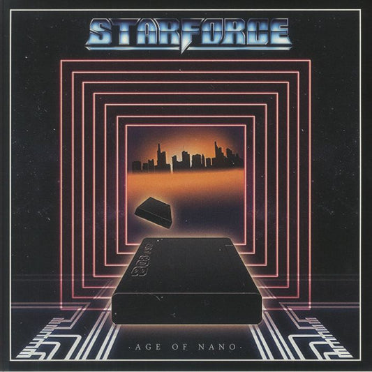 Age Of Nano - Blue Galaxy Vinyl LP vinyl record cover
