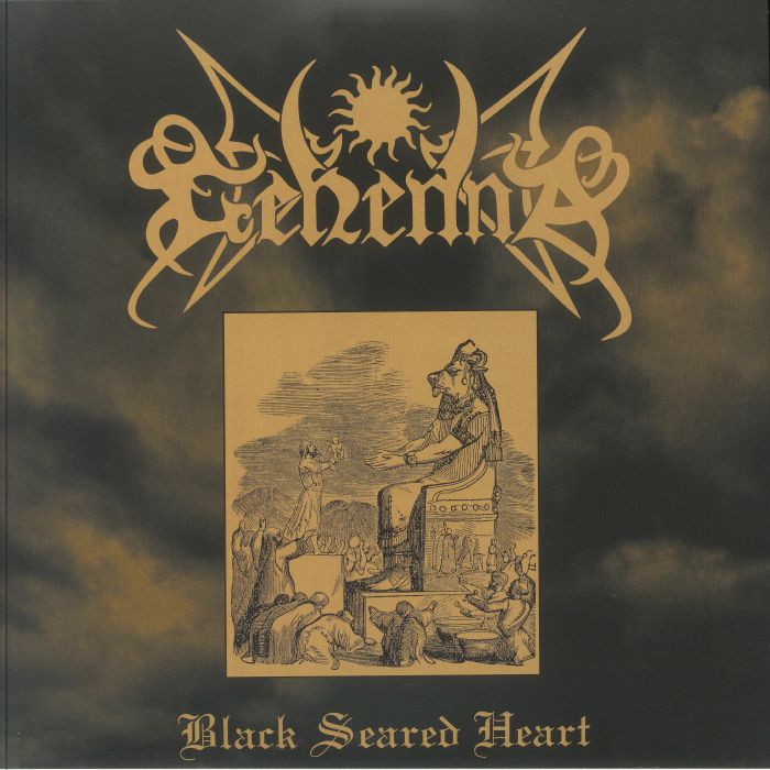Black Seared Heart - Limited Edition Gold Vinyl LP vinyl record cover