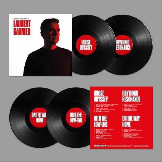 Fabric Presents Laurent Garnier - 4xLP vinyl record cover