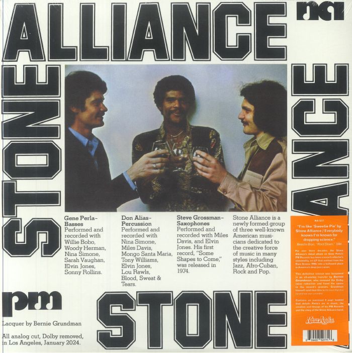 Stone Alliance - Remastered Vinyl LP vinyl record cover