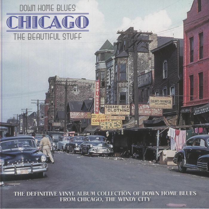Down Home Blues: Chicago The Beautiful Stuff - Blue Vinyl LP vinyl record cover