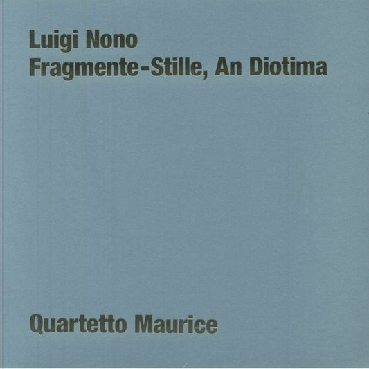 Fragmente: Stille An Diotima - Limited Edition Vinyl LP vinyl record cover