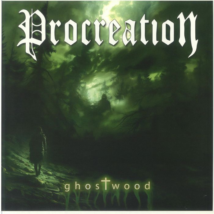 Ghostwood - Green Marbled Vinyl LP vinyl record cover