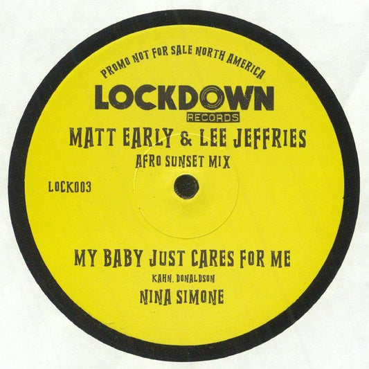 My Baby Just Cares For Me - Vinyl Single vinyl record cover