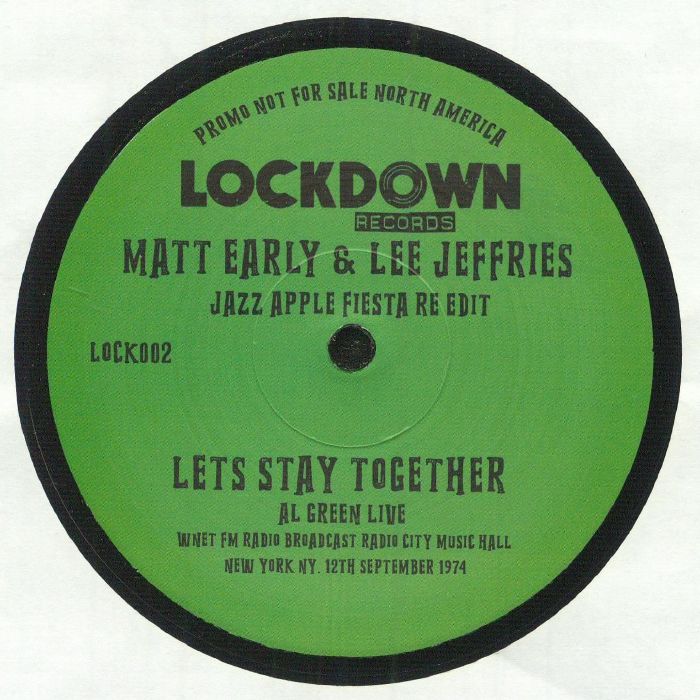 Let's Stay Together (Jazz Apple Fiesta Re Edit) - Vinyl EP vinyl record cover