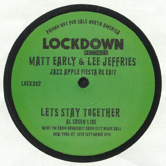Let's Stay Together (Jazz Apple Fiesta Re Edit) - Vinyl EP vinyl record cover