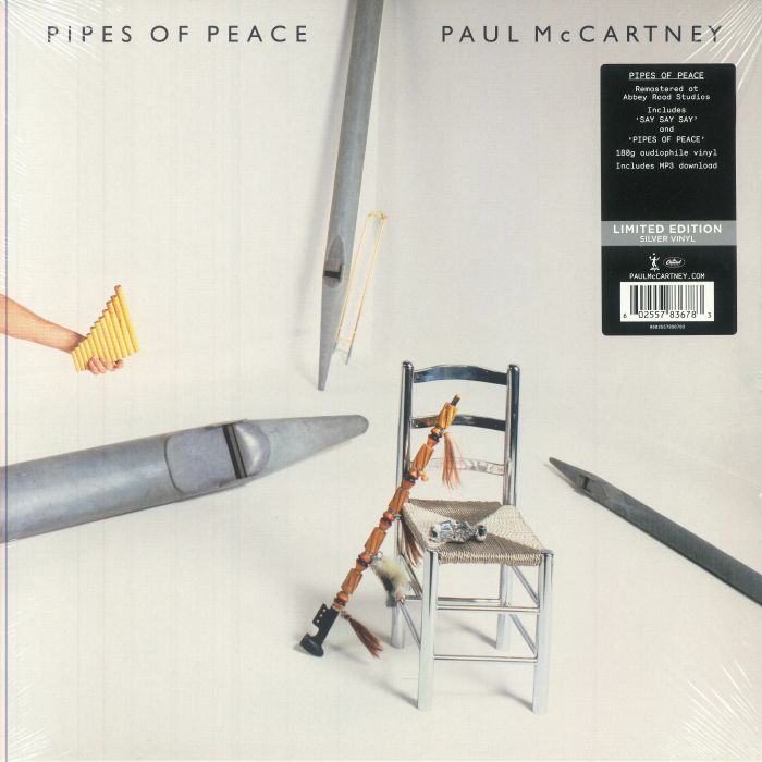 Pipes Of Peace - Limited Edition Silver Vinyl LP vinyl record cover