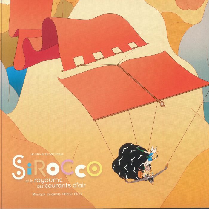 Sirocco Et Le Royaume Des Courants D'air (Soundtrack) - Blue Vinyl LP vinyl record cover