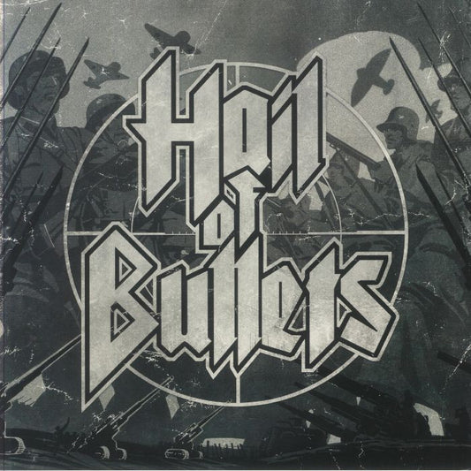 Hail Of Bullets - Green & Black Marbled Vinyl LP vinyl record cover