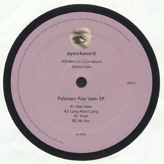 Pale Vater - Vinyl EP vinyl record cover