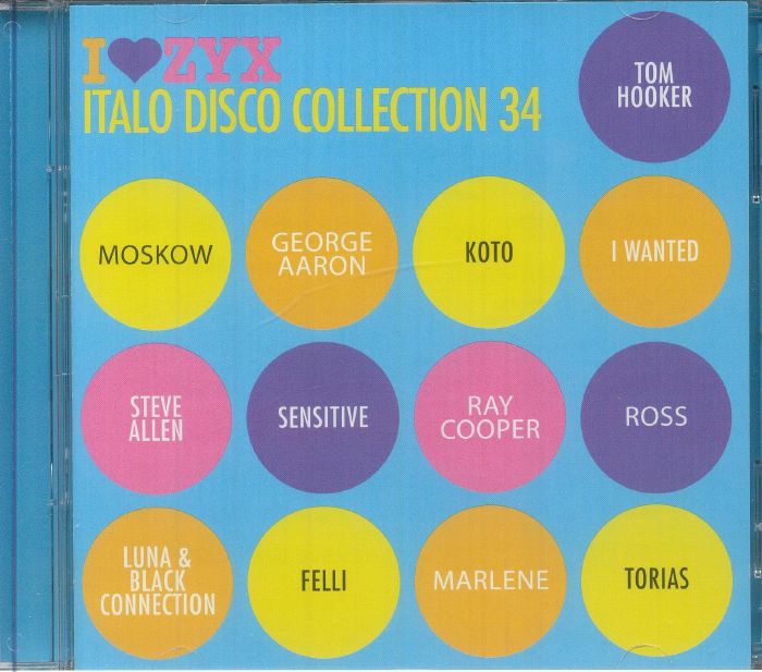 ZYX Italo Disco Collection 34 - 2CD CD cover