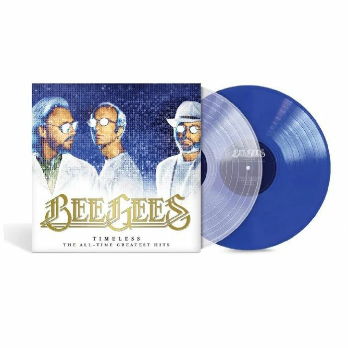 Timeless: The All Time Greatest Hits - Clear Blue 2xLP vinyl record cover