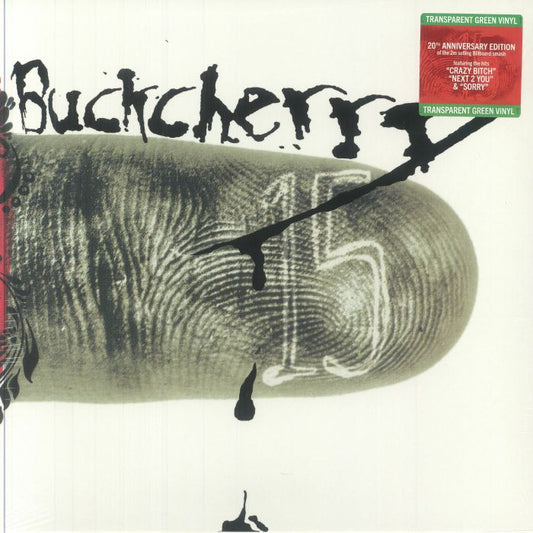 15 - 20th Anniversary Edition Transparent Green Vinyl LP vinyl record cover