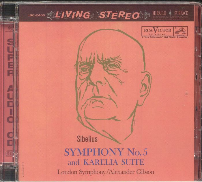 Symphony No 5 & Karelia Suite - Hybrid SACD CD cover