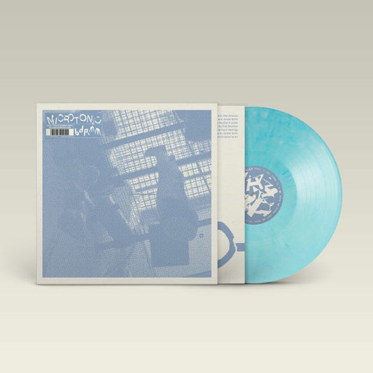 Microtonic - Blue & White Marbled Vinyl LP vinyl record cover