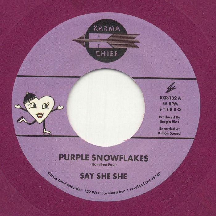 Purple Snowflakes - Limited Edition Purple Vinyl Single vinyl record cover