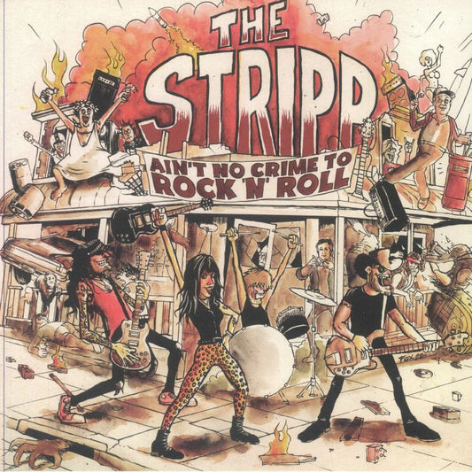 Ain't No Crime To Rock N Roll - Vinyl LP vinyl record cover