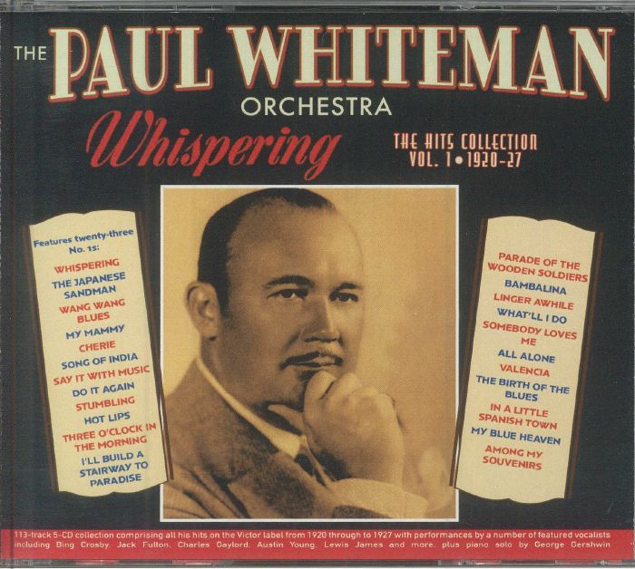 Whispering: The Hits Collection Vol 1 1920-27 - 5CD CD cover