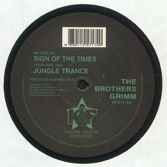 Sign Of The Times / Jungle Trance - Vinyl EP vinyl record cover