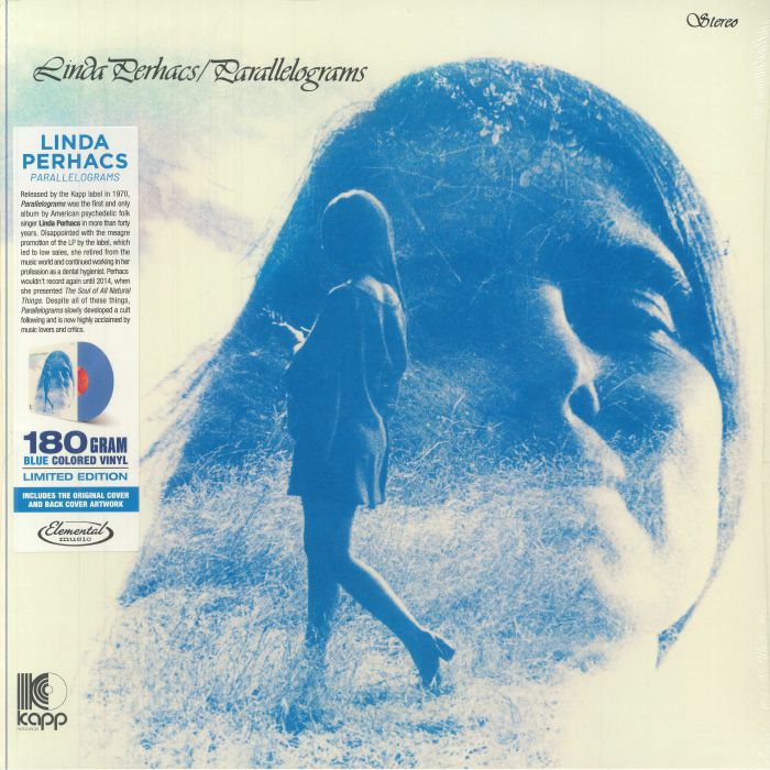 Parallelograms - Limited 180 Gram Blue Vinyl LP vinyl record cover