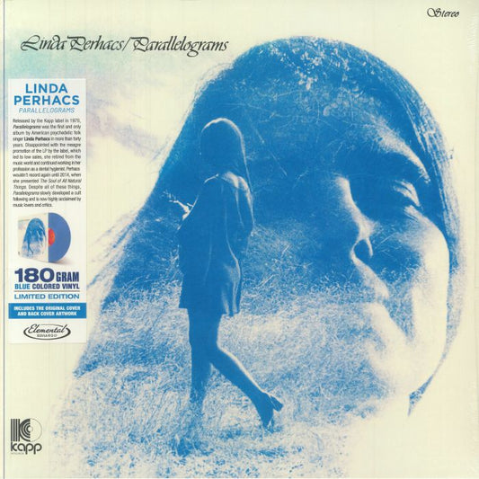 Parallelograms - Limited 180 Gram Blue Vinyl LP vinyl record cover