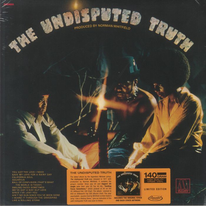 The Undisputed Truth - Vinyl LP vinyl record cover