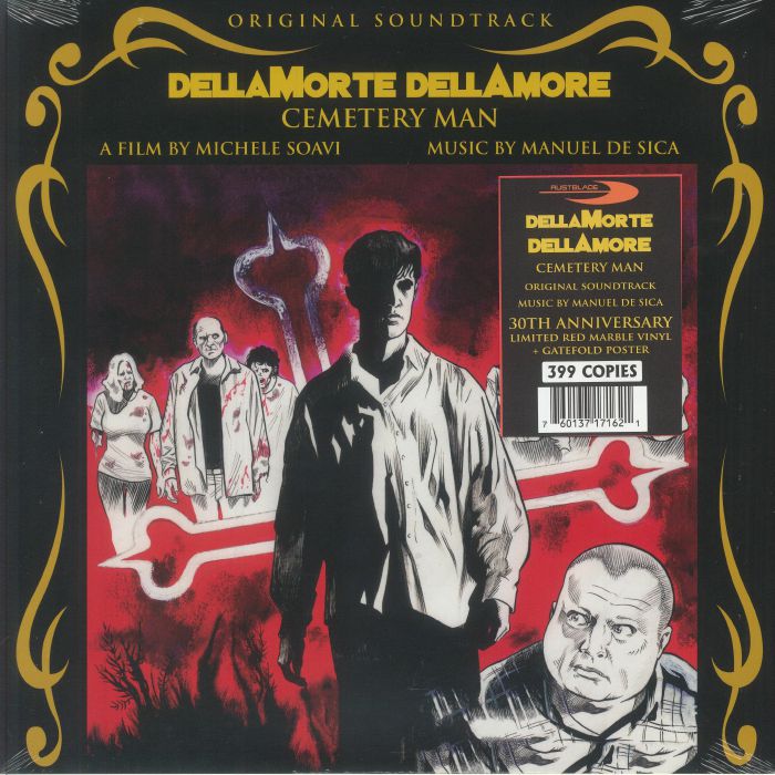 Dellamorte Dellamore: Cemetery Man (Soundtrack) - Red Marbled Vinyl LP vinyl record cover